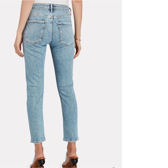 Agolde Toni mid-rise slim jeans in blue 29 - Picture 4 of 12